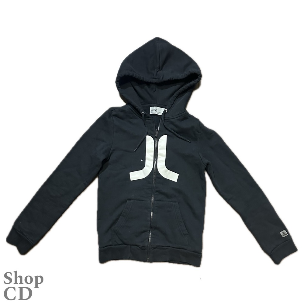 WeSC Black Zip-Up Hoodie
